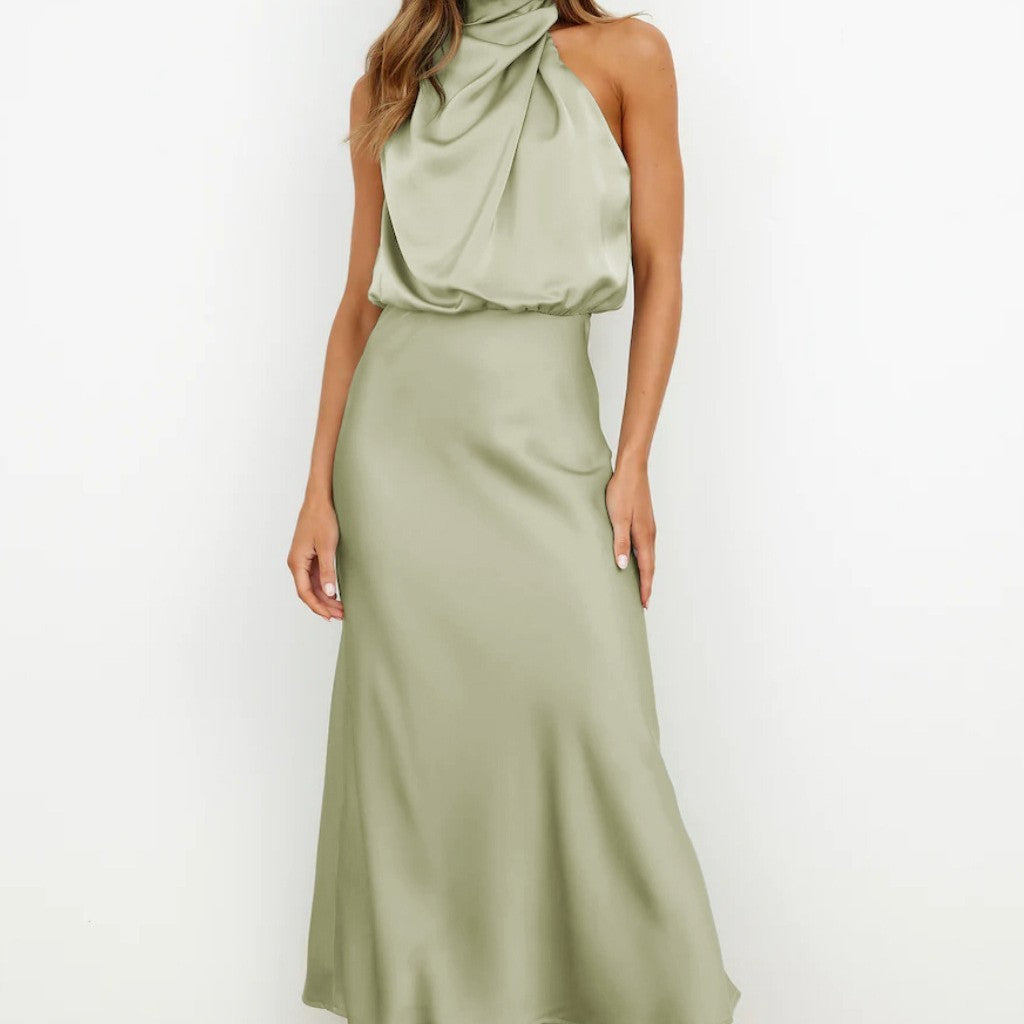 Chantal | Elegante Vestido de Satén