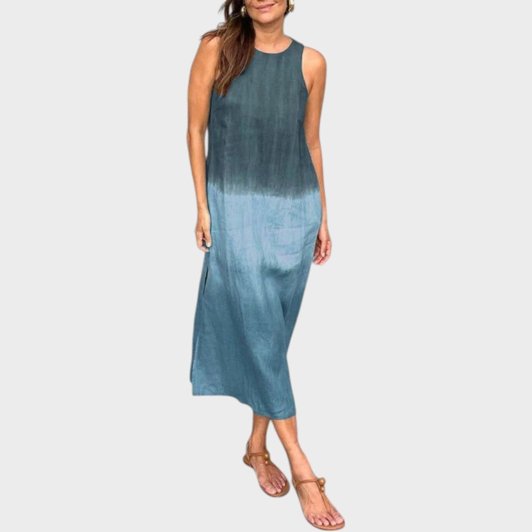 Ortega | Vestido Midi Degradado