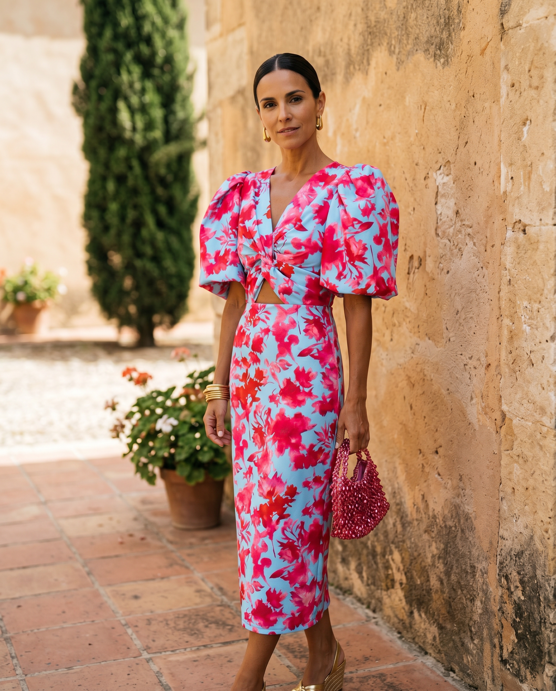 Vestido Sofia — Éloren Lisboa · Vista de costas