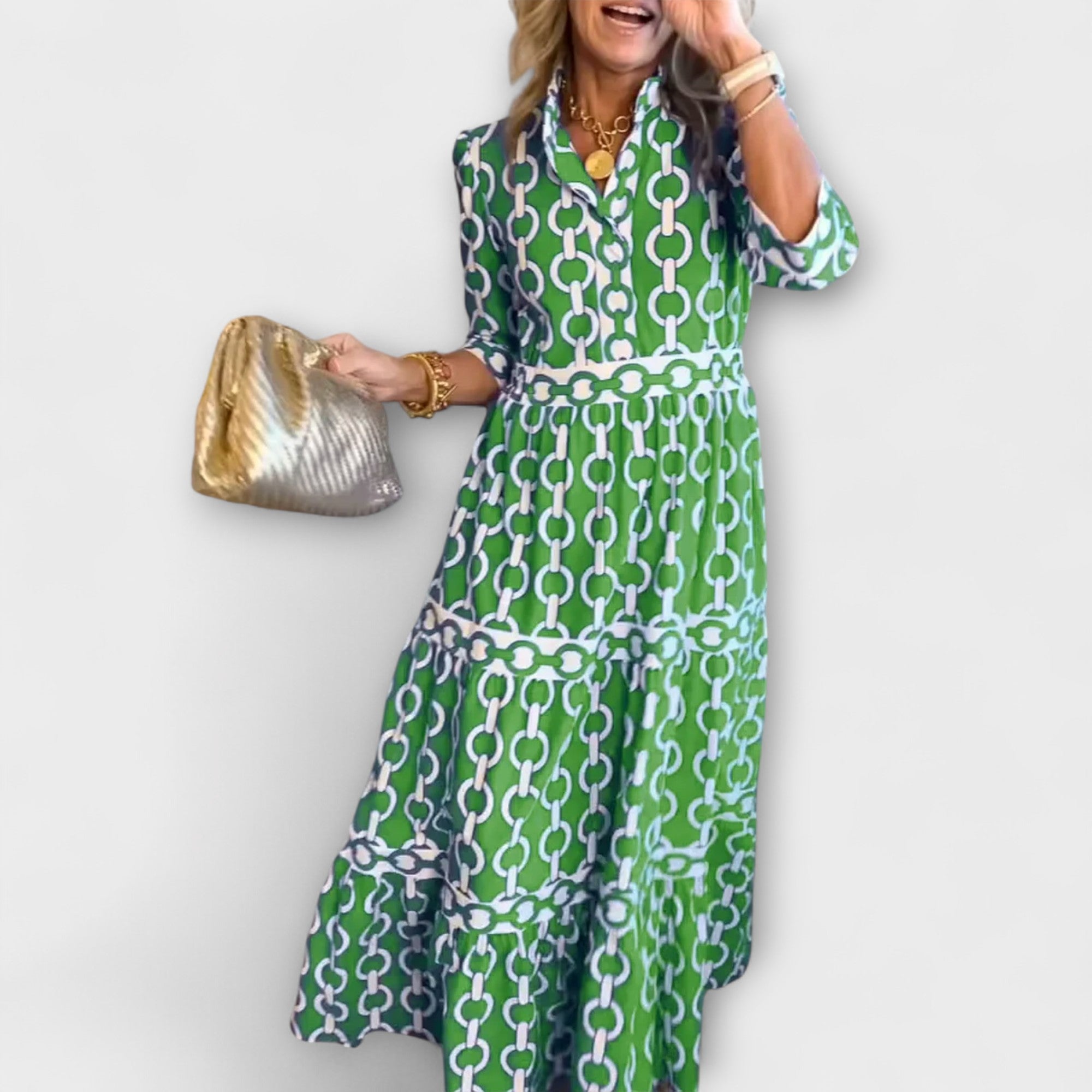 Jude | Vestido Midi Meia Manga