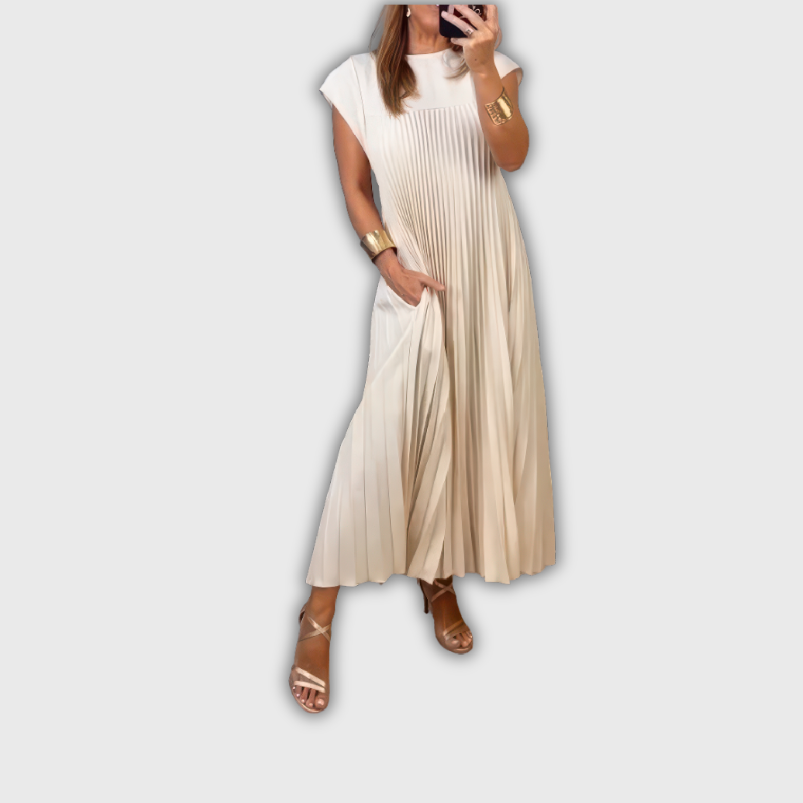 Celine | Vestido Plisado