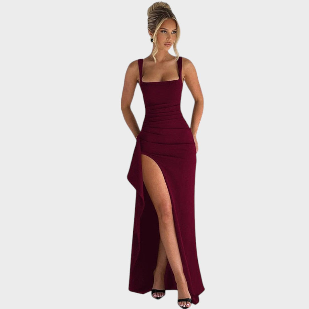 Zariani | Elegante Maxi Vestido con Espalda Abierta